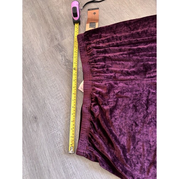 NWT Carol Little Velour Sz 22 Burgundy Tunic Pants Lounge Set Y2K Whimsigoth - Picture 10 of 13